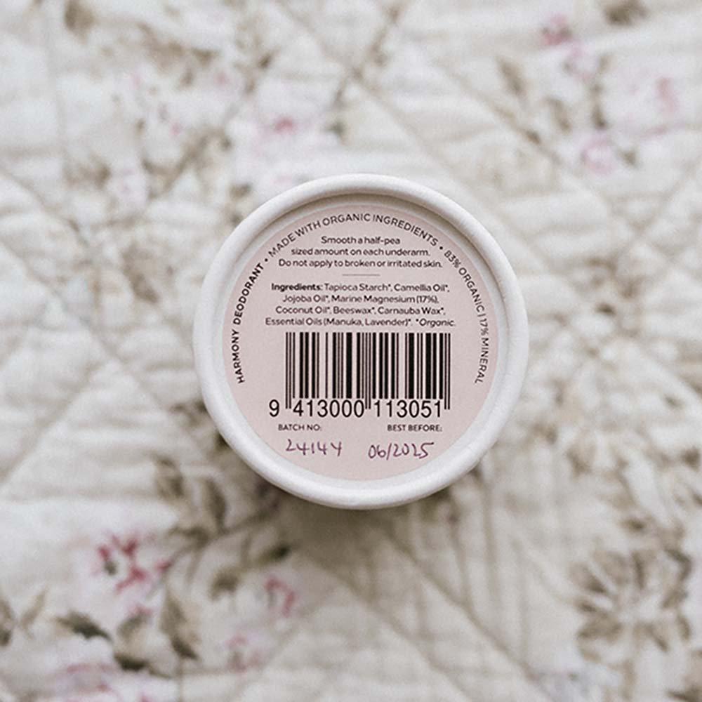 Sensitive Skin Deodorant - Harmony Jar