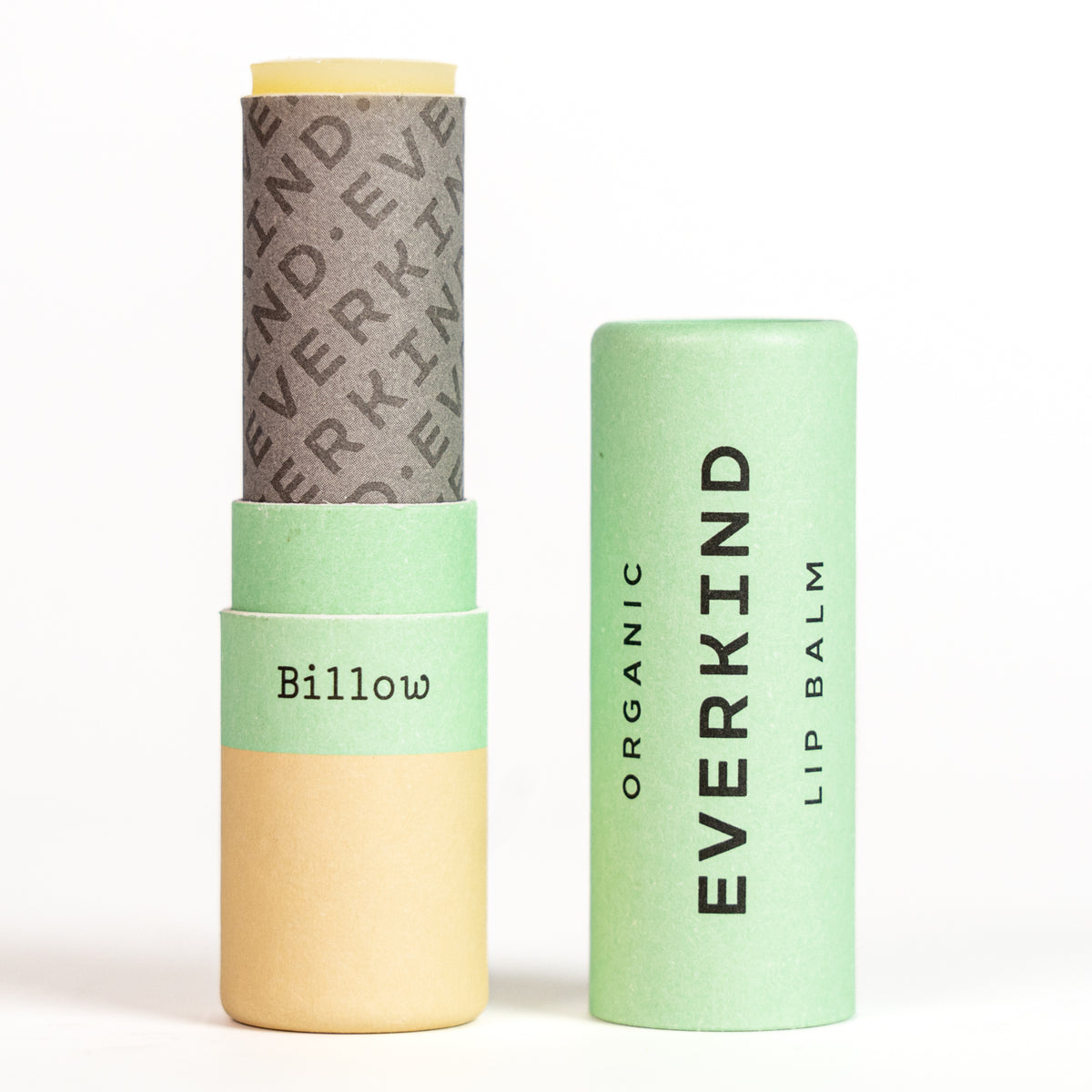 Everkind organic natural lip balm Billow, certified organic, cruelty free, and zero waste.